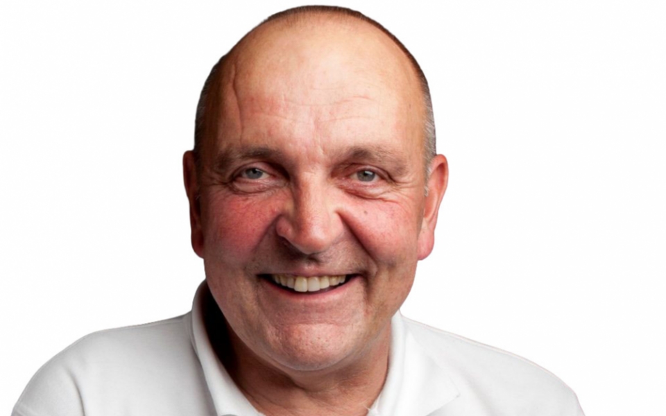 Jan Hermans tijdens een lezing